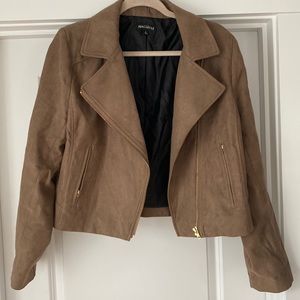 Suede tan jacket
